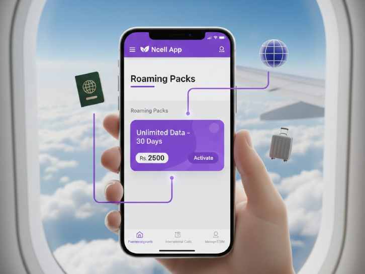 Ncell Roaming Guide 2026: How to Manage Services Remotely via Ncell App